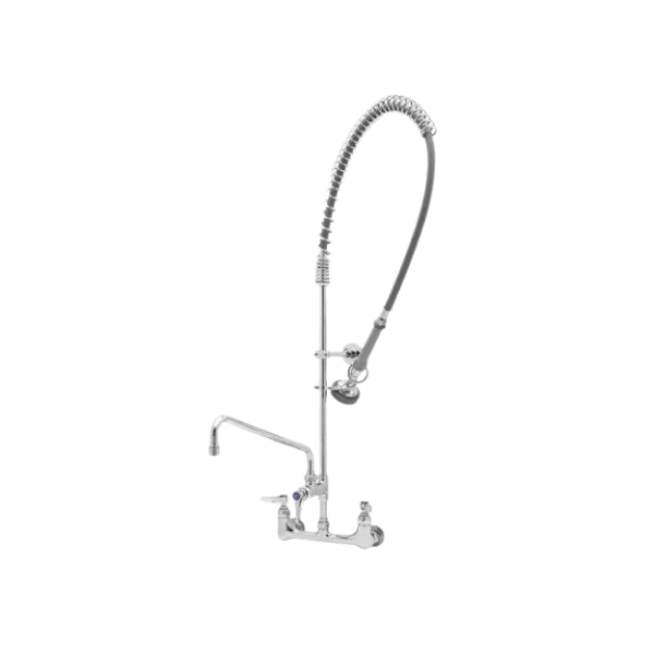 T&s Pre Rinse Unit With Add On Faucet Wall Mounted